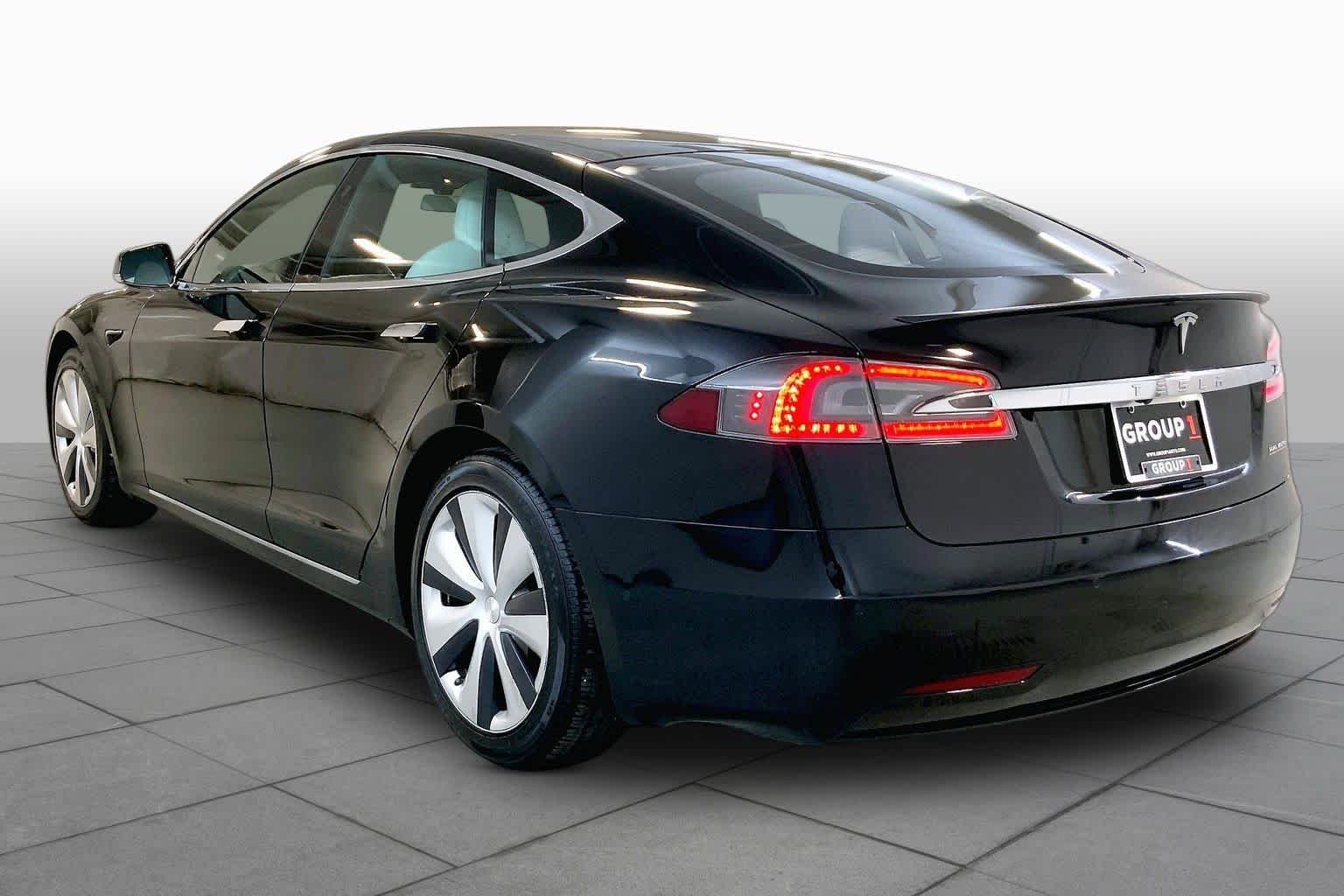 Used 2020 Solid Black Tesla Performance image 11