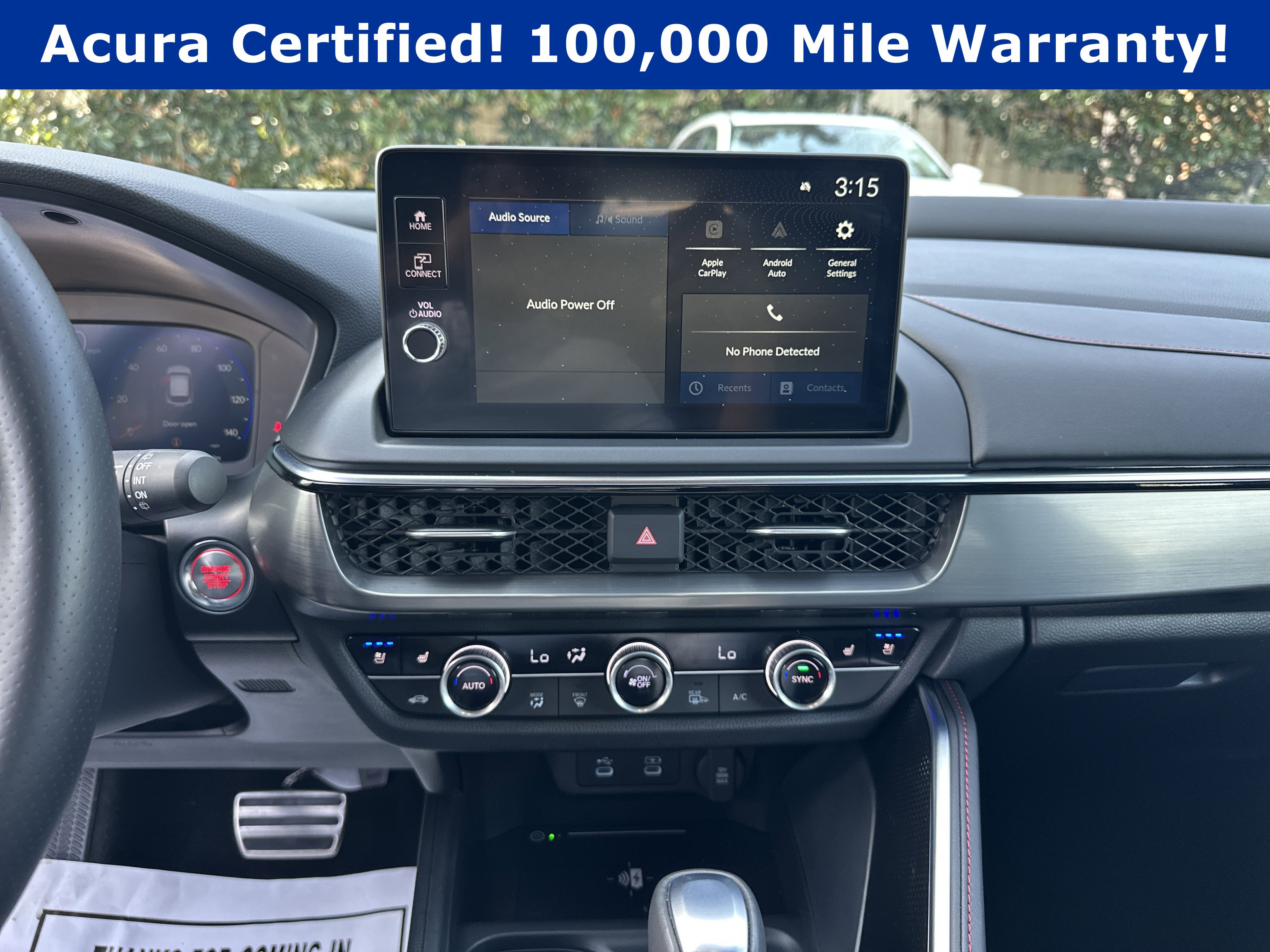 Used 2025 Crystal Black Pearl Acura w/A-Spec Package image 33