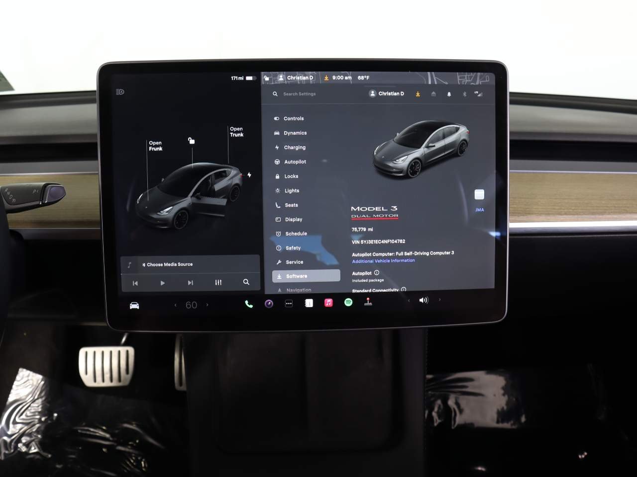 Used 2022 Blue Tesla Performance image 10