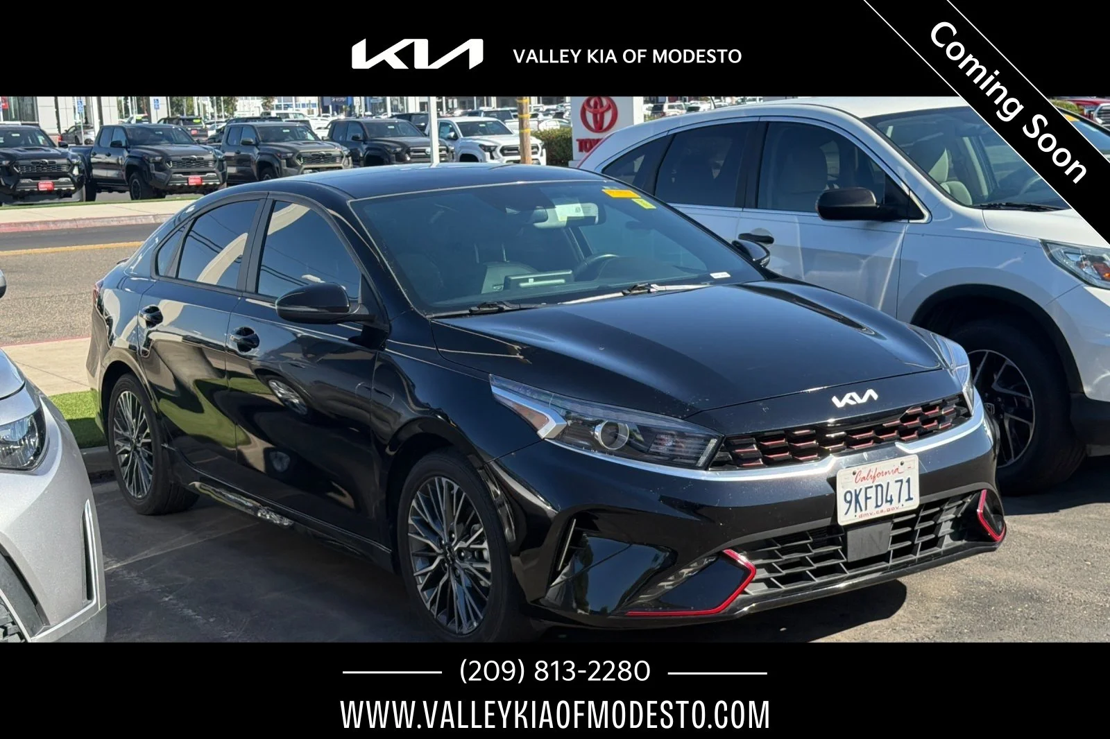 Used 2024 Aurora Black Kia GT-Line image 1