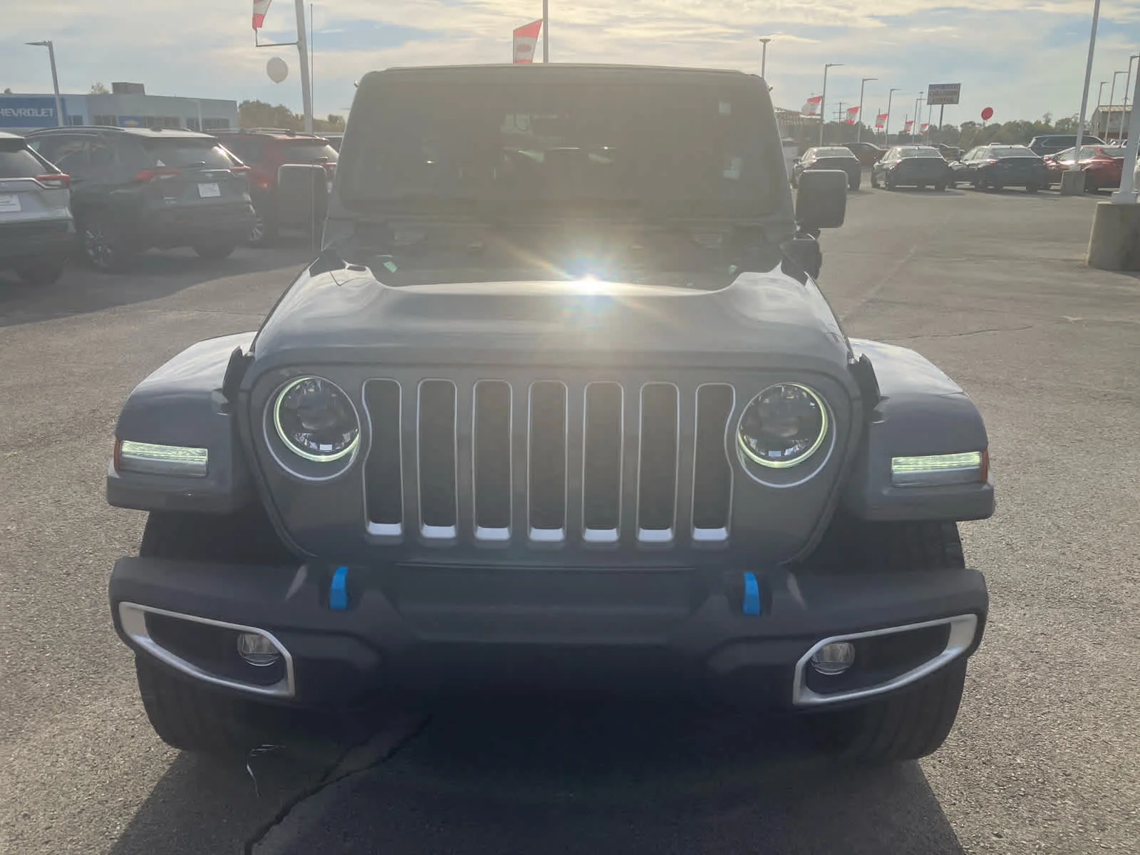 Used 2023 Sting-Gray Clearcoat Jeep Sahara image 2