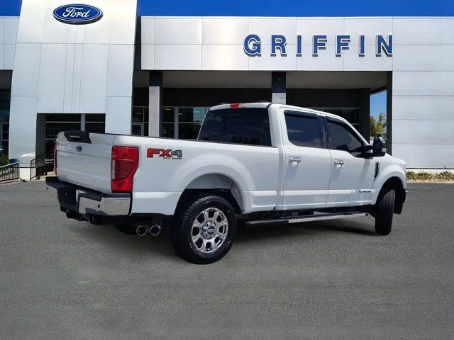 Used 2022 Oxford White Ford Lariat image 4