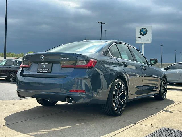 Certified Used 2025 Arctic Race Blue metallic BMW 330i xDrive image 8