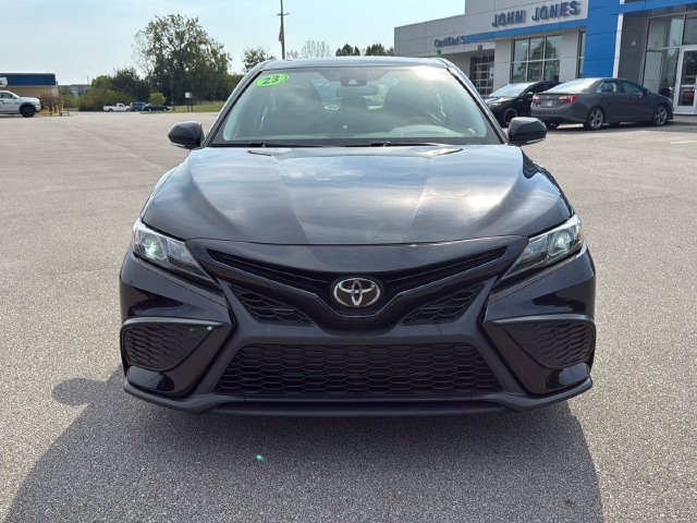 Used 2023 Midnight Black Metallic Toyota SE image 17