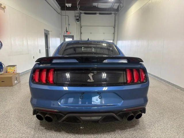 Certified Used 2020 Ford Performance Blue Metallic Ford Shelby GT500 image 3