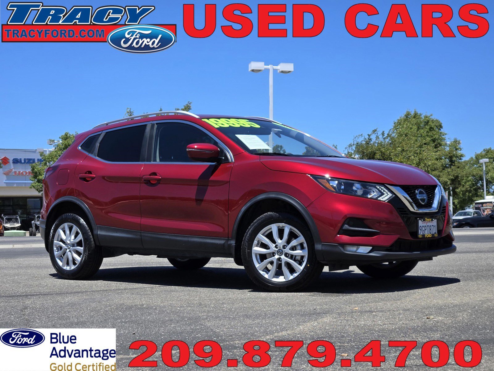 Certified Used 2022 Scarlet Ember Nissan SV image 1