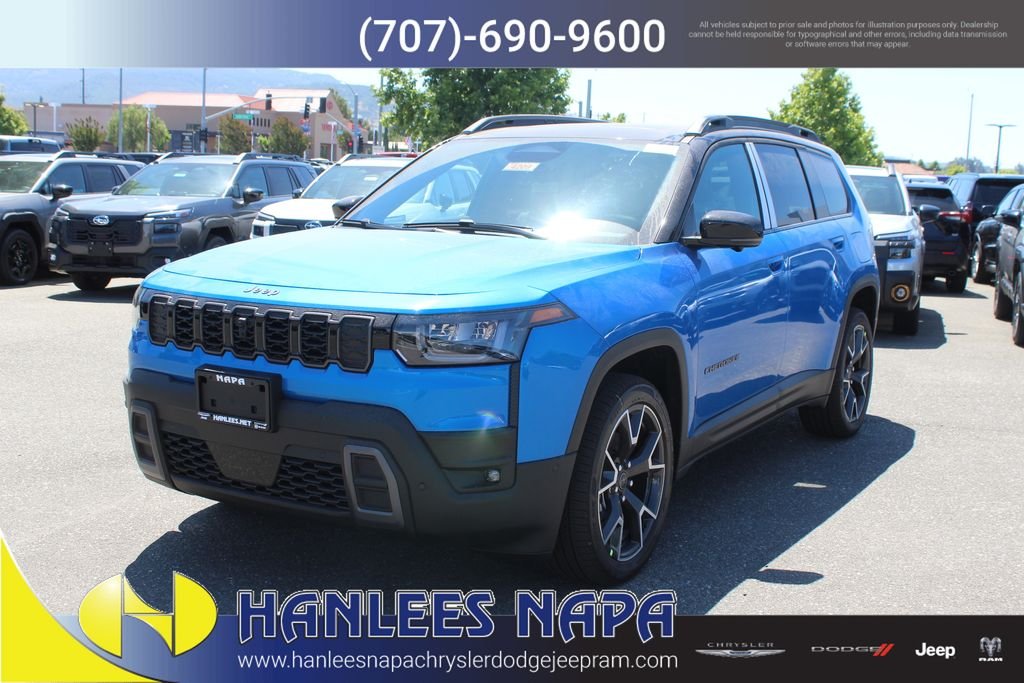 New 2026 Hydro Blue Pearl-Coat Exterior Paint Jeep Overland image 3