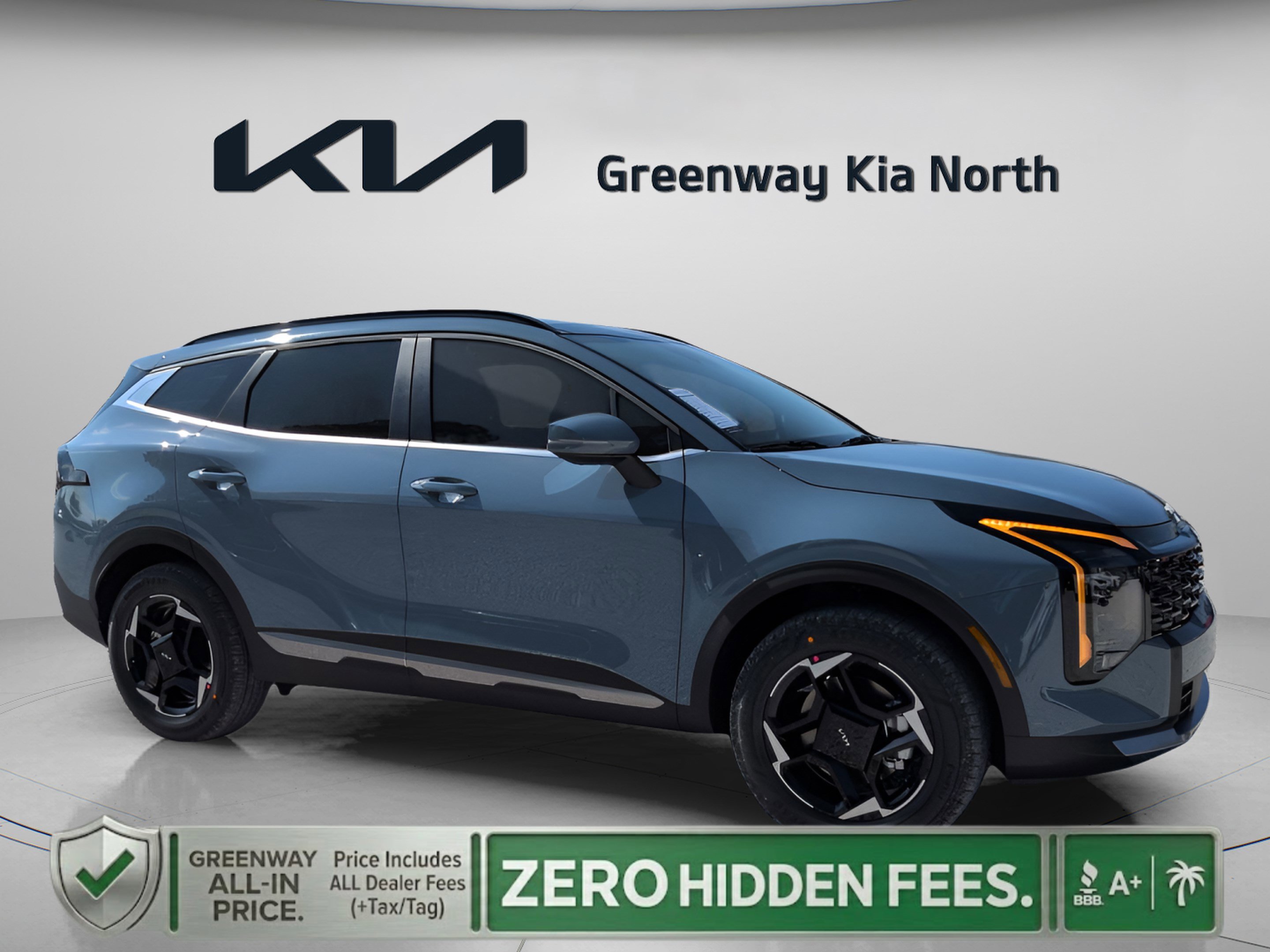 New 2026 Heritage Blue Kia EX image 1