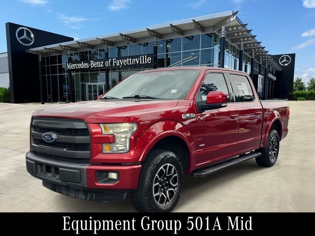 Used 2015 Red Ford Lariat image 1