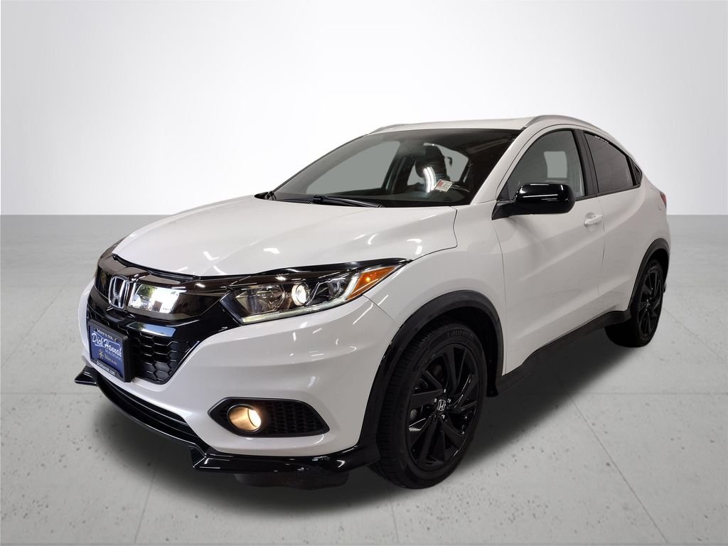 Used 2021 Platinum White Pearl Honda Sport image 2