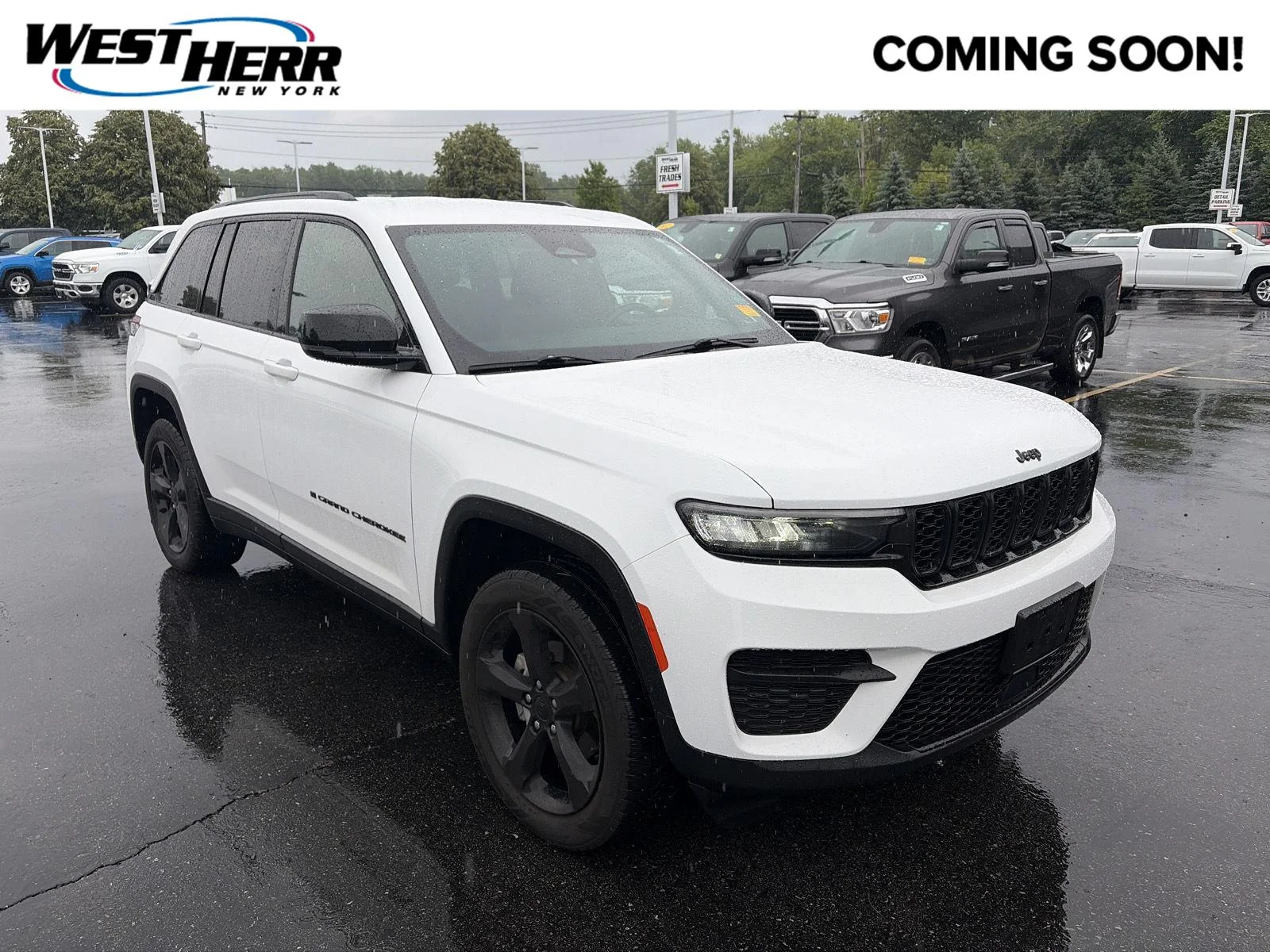 Used 2022 Bright White Clearcoat Jeep Altitude image 1