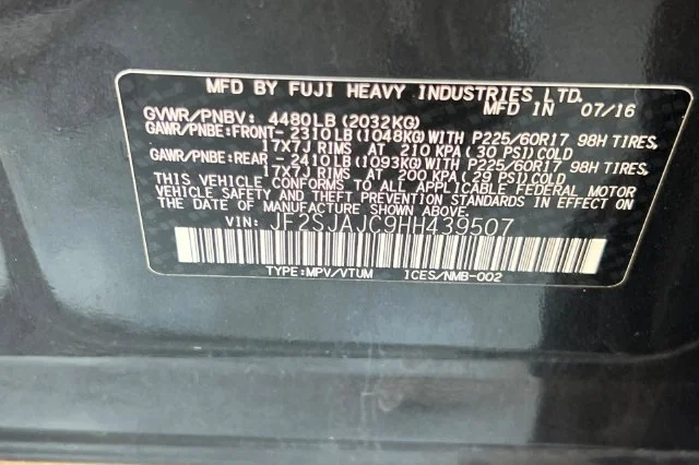 Used 2017 Gray Subaru 2.5i Limited image 32