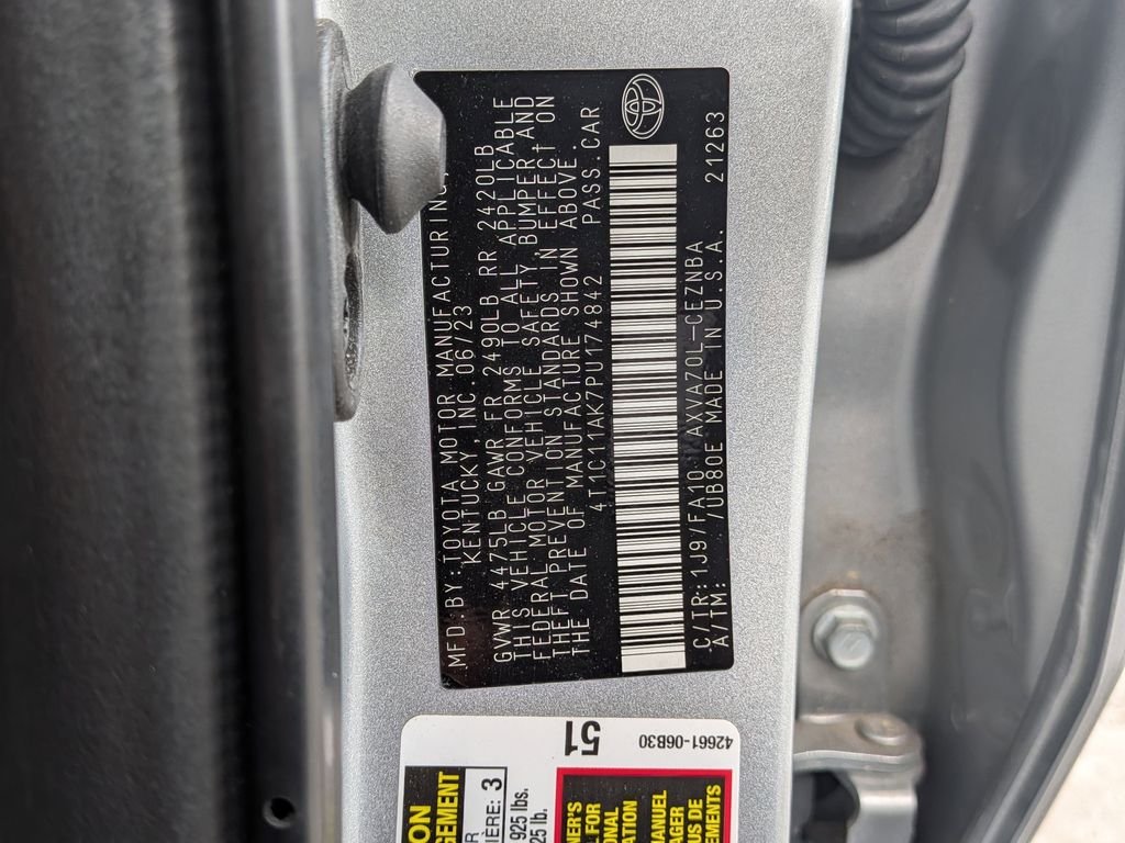 Certified Used 2023 Silver Toyota LE image 30