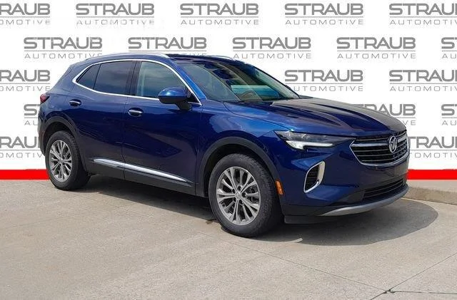 Used 2022 Sapphire Metallic Buick Preferred image 1
