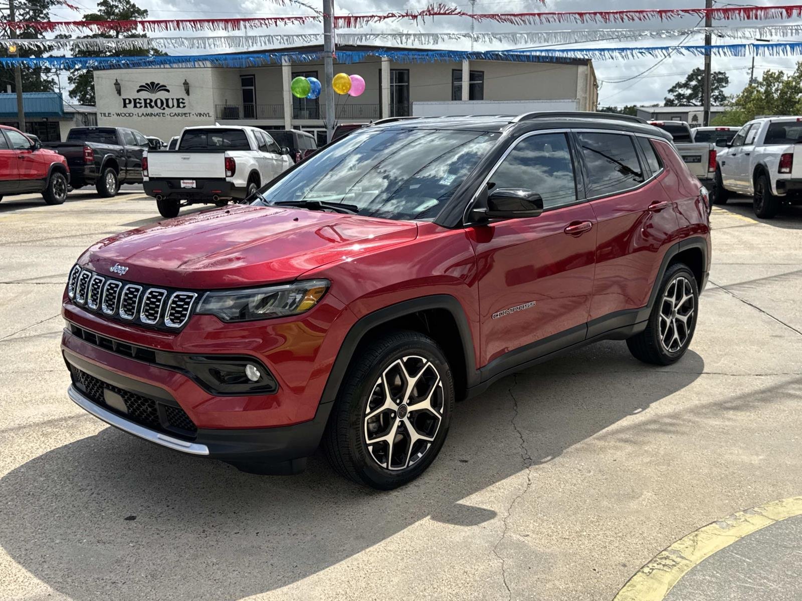 Used 2025 Red Hot Pearlcoat Jeep Limited image 3