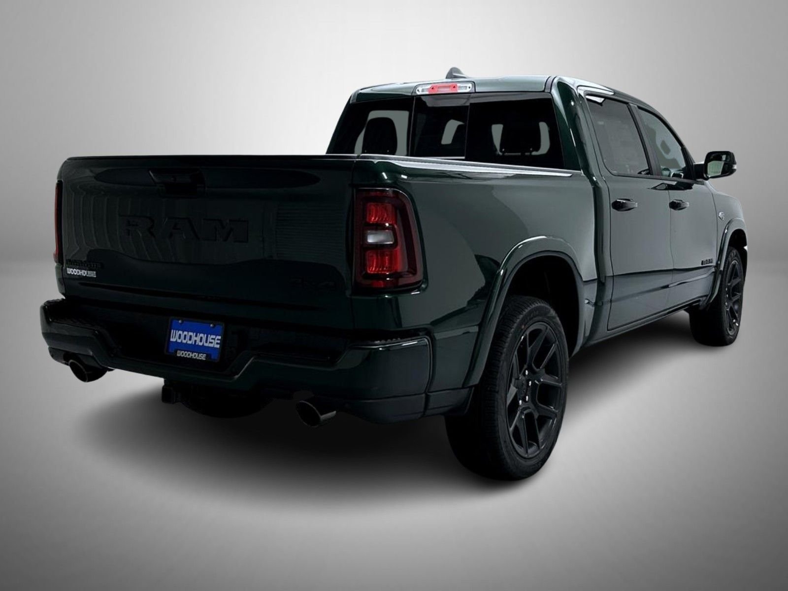 New 2026 Serrano-Green Metallic Exterior Paint RAM Laramie image 5