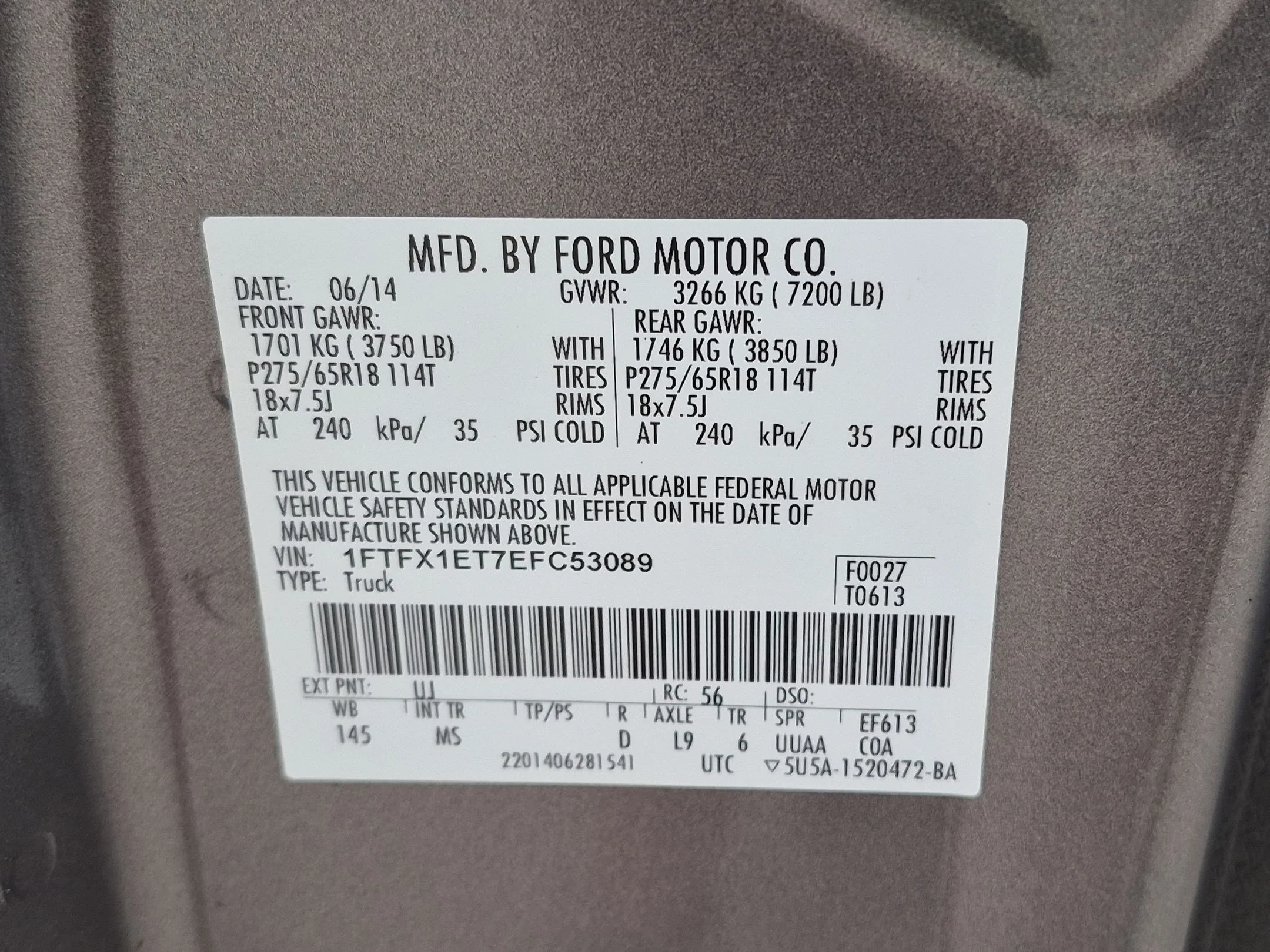 Used 2014 Sterling Gray Metallic Ford XLT image 31