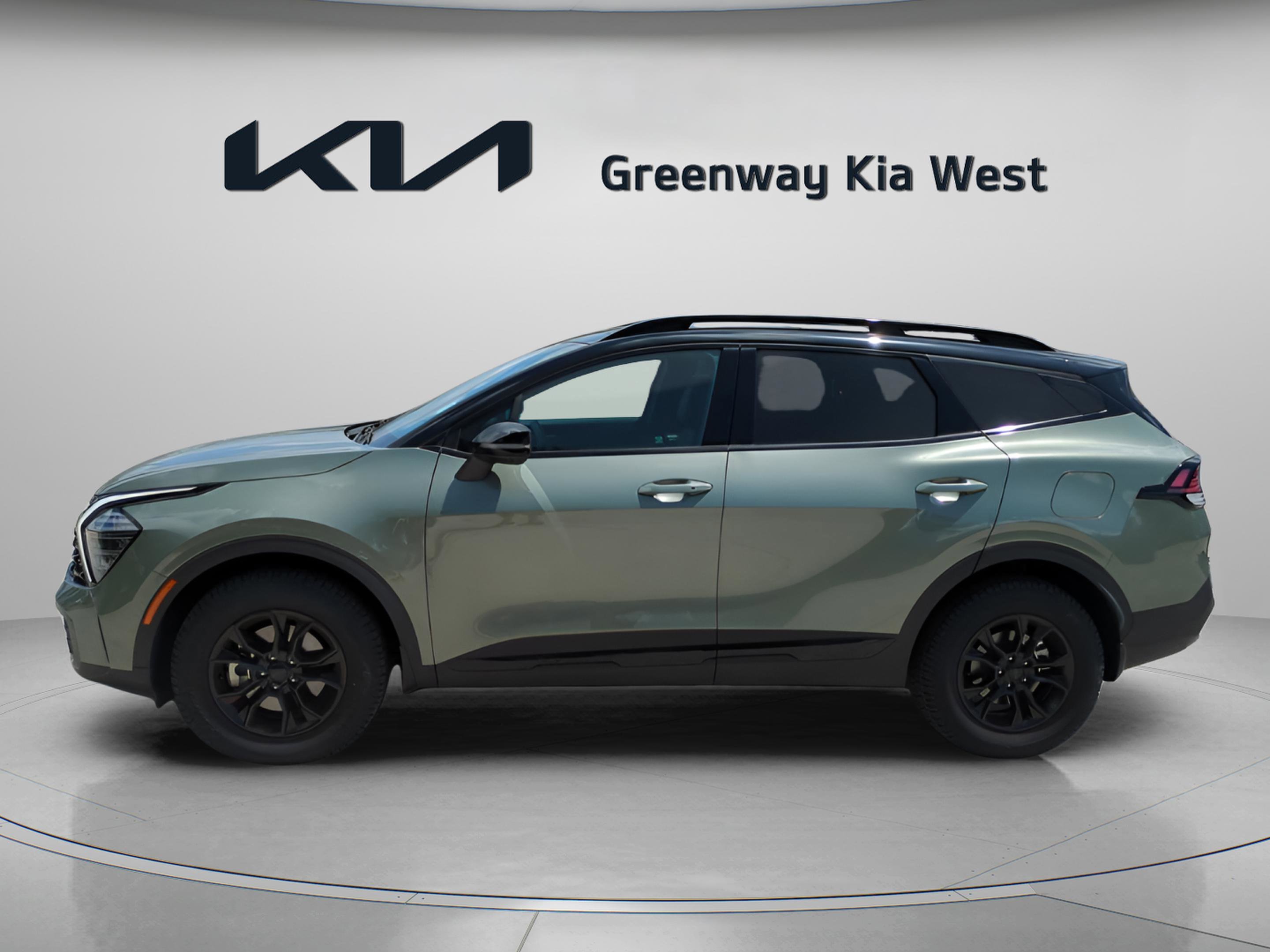 Certified Used 2025 Jungle Green/Ebony Black Roof Kia X-Pro Prestige image 5