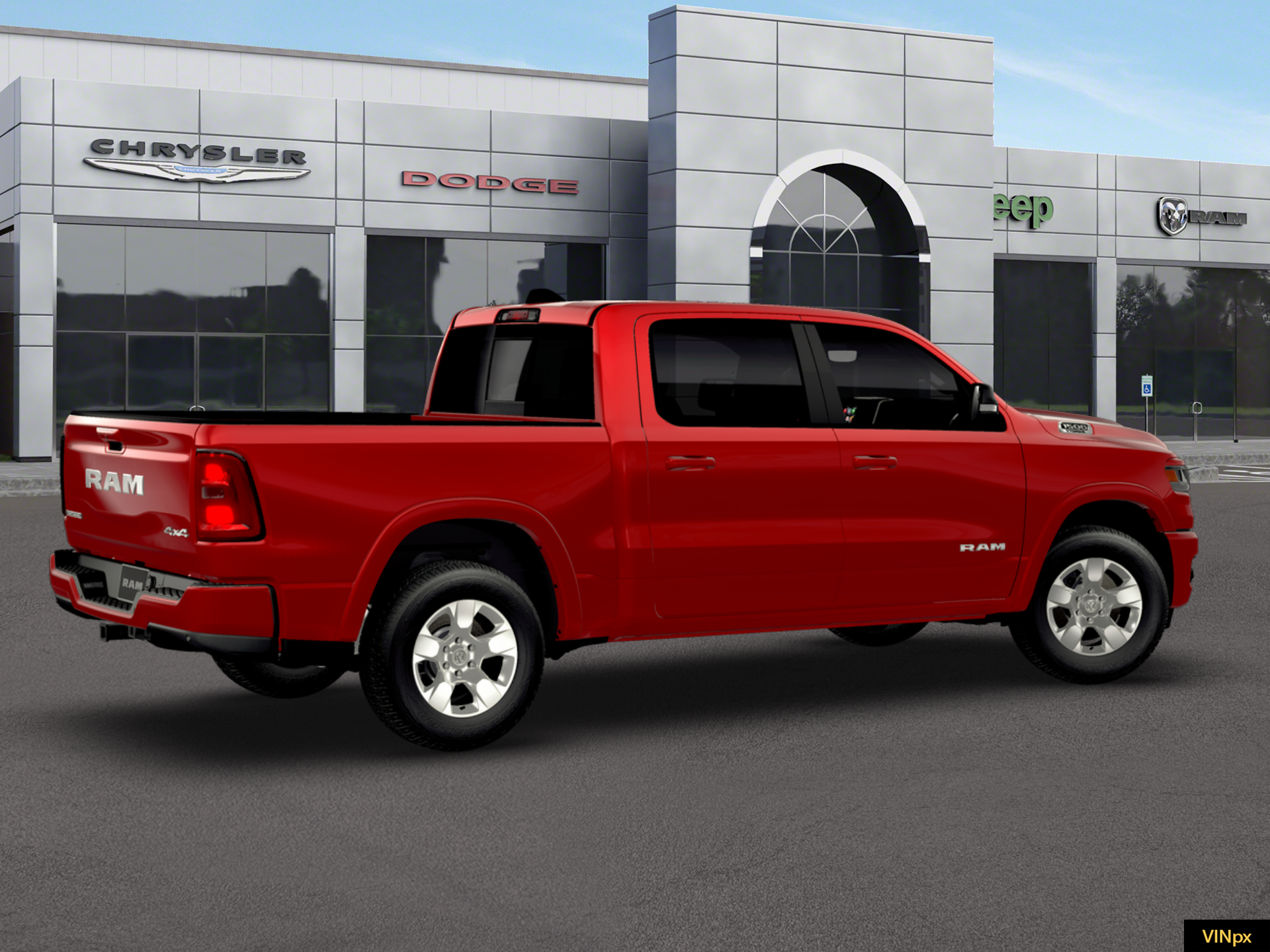 New 2026 Molten Red Pearl-Coat Exterior Paint RAM  image 8
