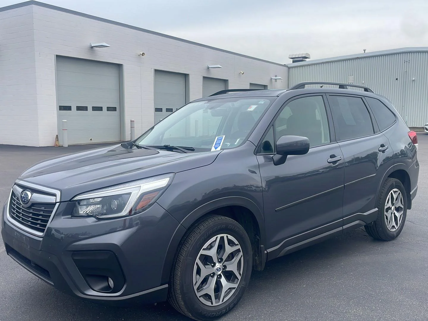 Used 2021 Magnetite Gray Metallic Subaru Premium image 7