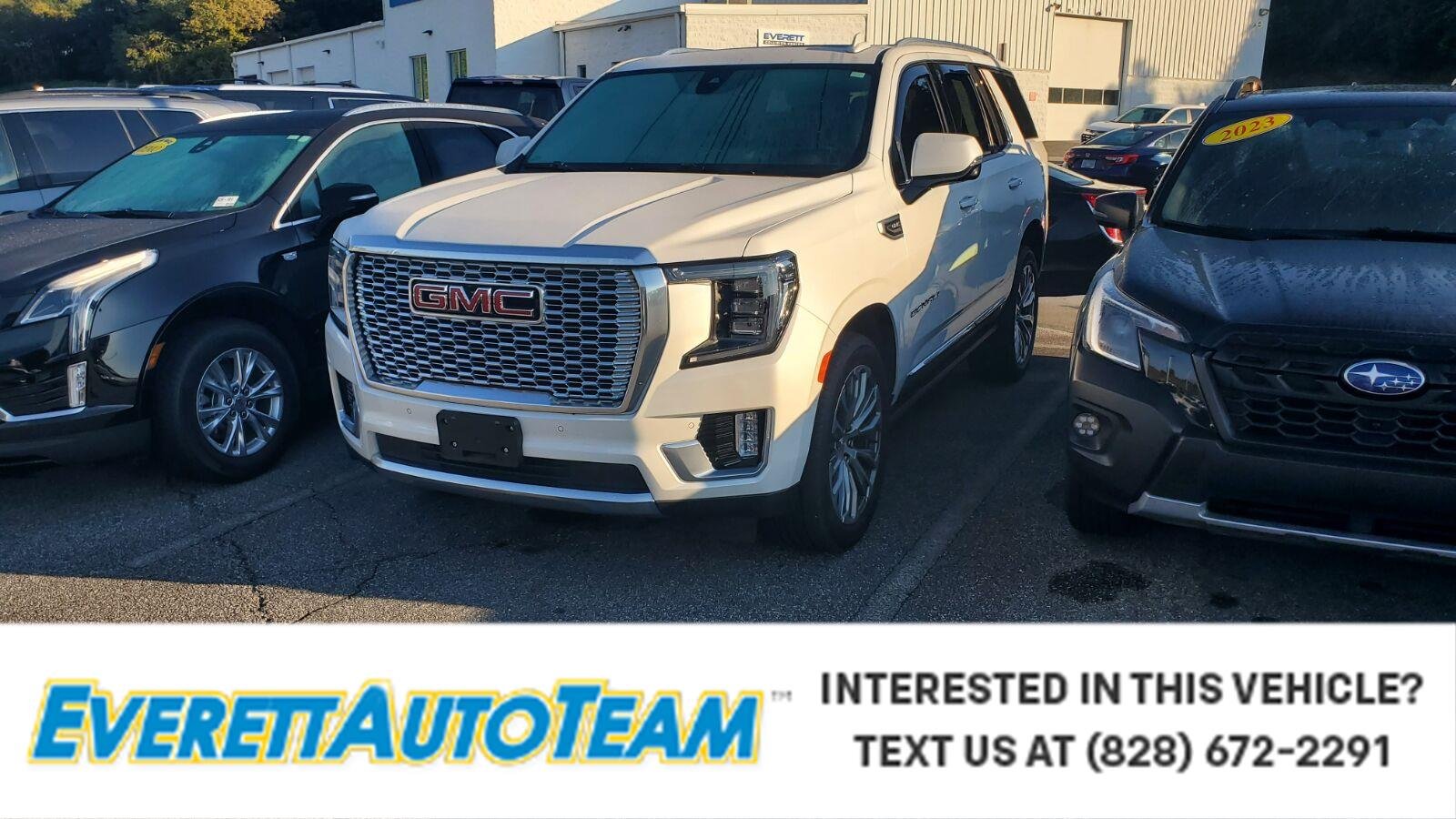 Used 2021 WHITE FROST TRICOAT GMC Denali image 1