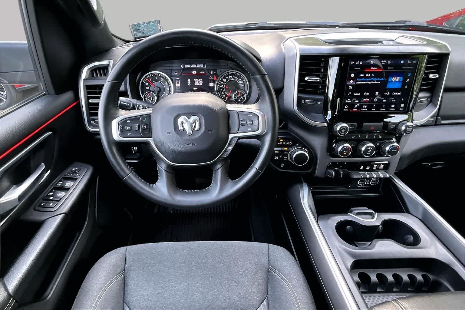 Used 2022 Bright White Clearcoat Ram Big Horn image 6