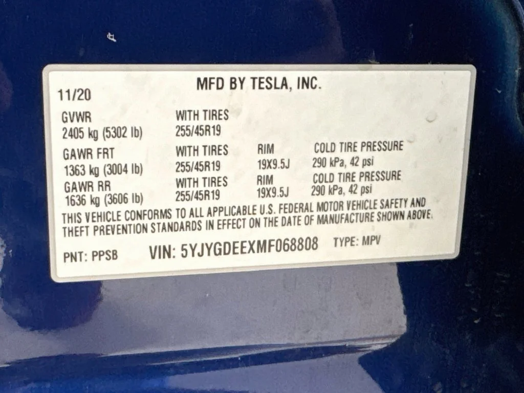 Used 2021 Deep Blue Metallic Tesla Long Range image 38