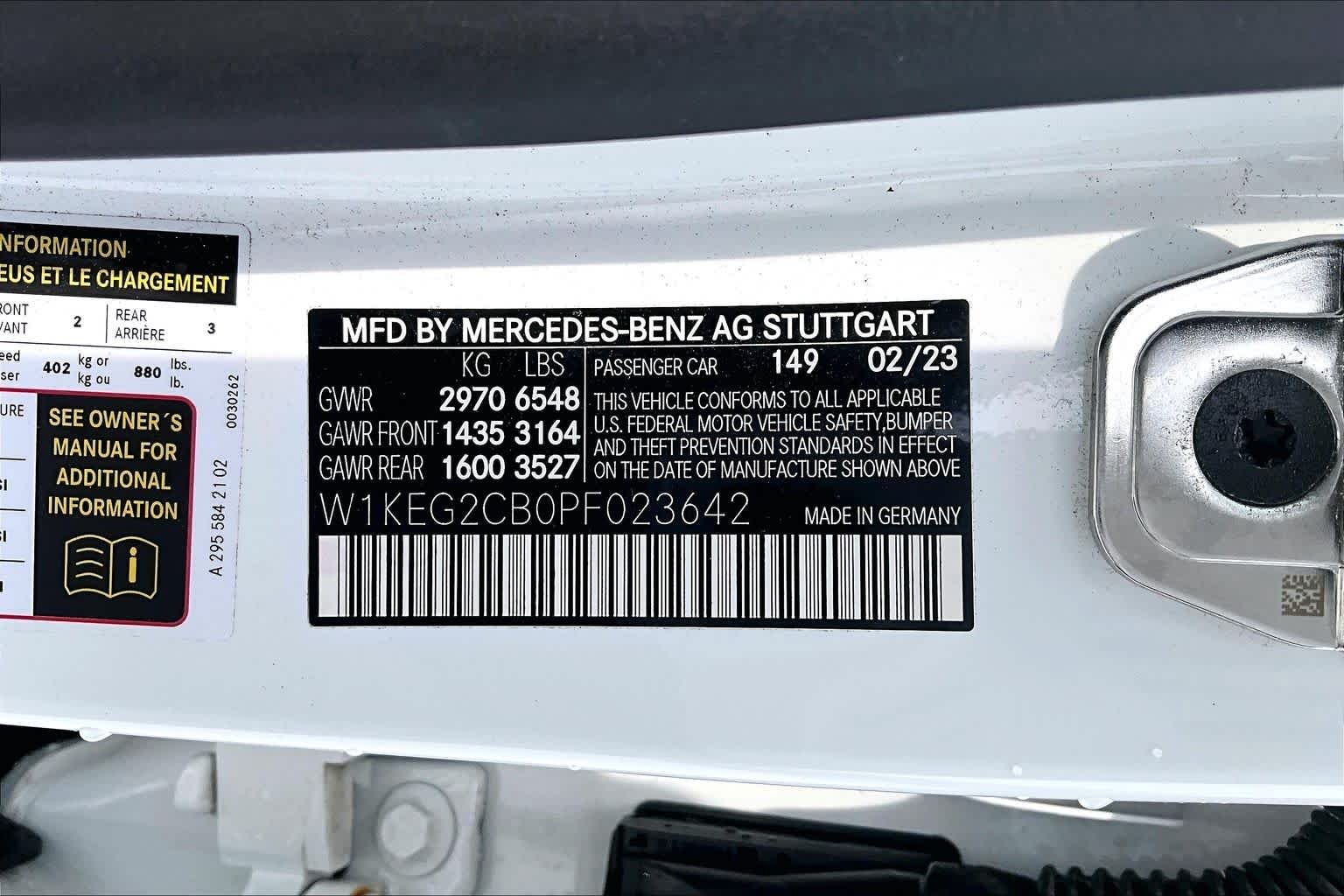 Used 2023 Polar White Mercedes-Benz EQE 500 image 31