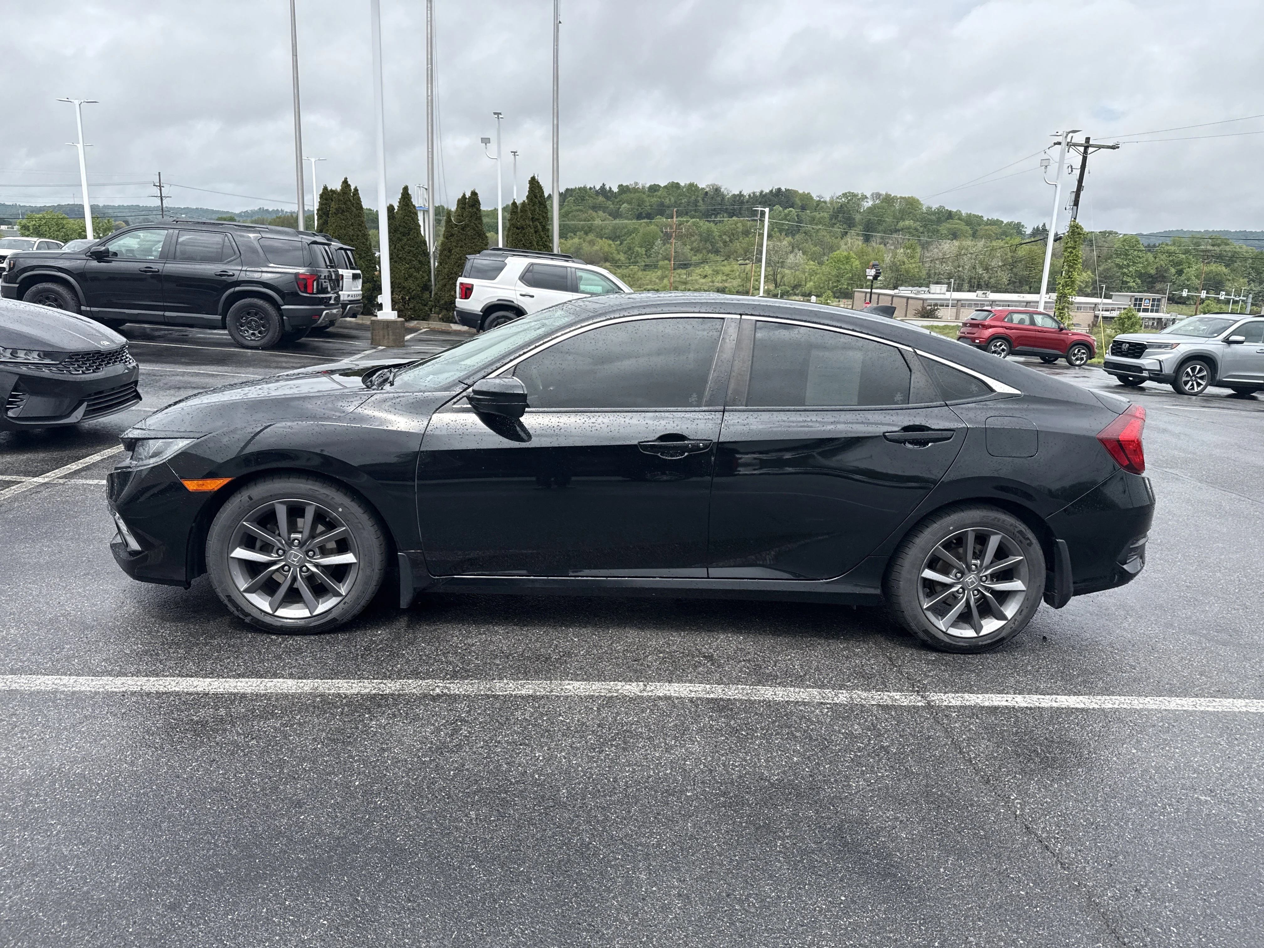 Certified 2019 Honda Civic EX with VIN 19XFC1F34KE210734 for sale in Indiana, PA