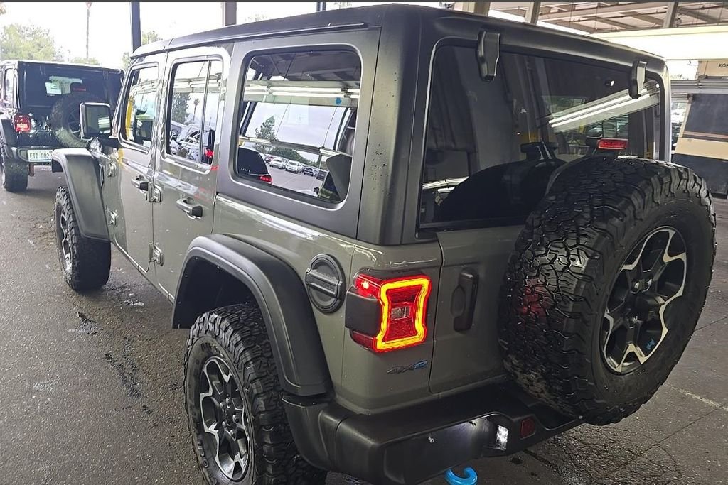 Used 2023 Gray Jeep Rubicon 4xe image 6