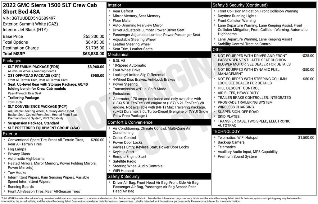 Certified Used 2022 White GMC SLT image 25