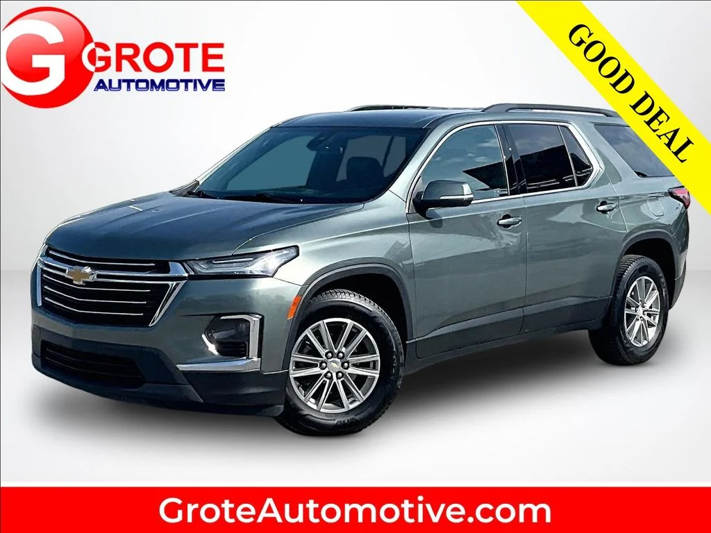 Used 2022 Green Chevrolet LT Leather image 1