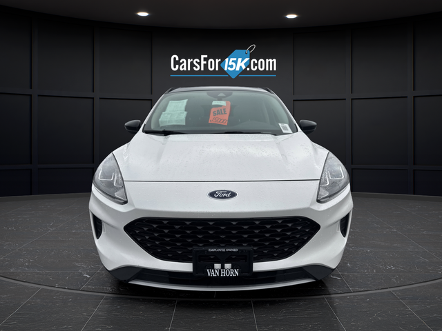 Used 2020 Star White Metallic Tri-Coat Ford SE Sport Hybrid image 3