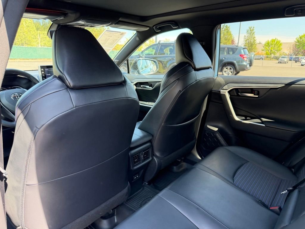 Used 2022 Cavalry Blue/Midnight Black Metallic Toyota XSE image 32
