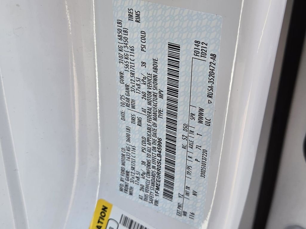 Used 2025 Oxford White Ford Raptor image 48