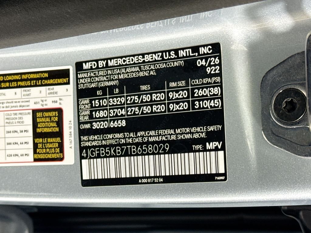 New 2026 Cirrus Silver Metallic Mercedes-Benz GLE 450 image 34