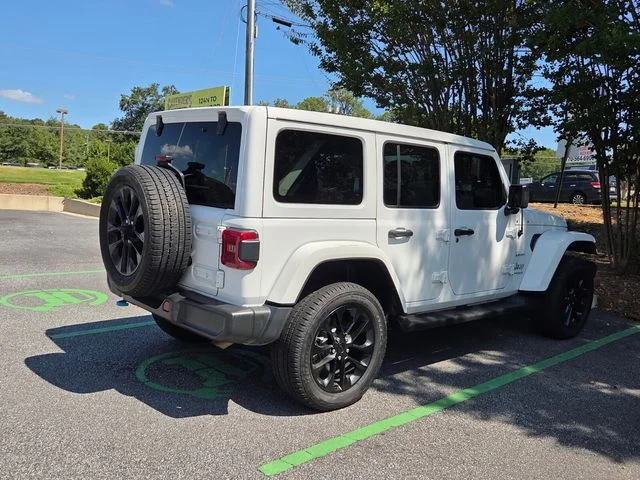 Used 2022 White Jeep Unlimited Sahara 4xe image 7