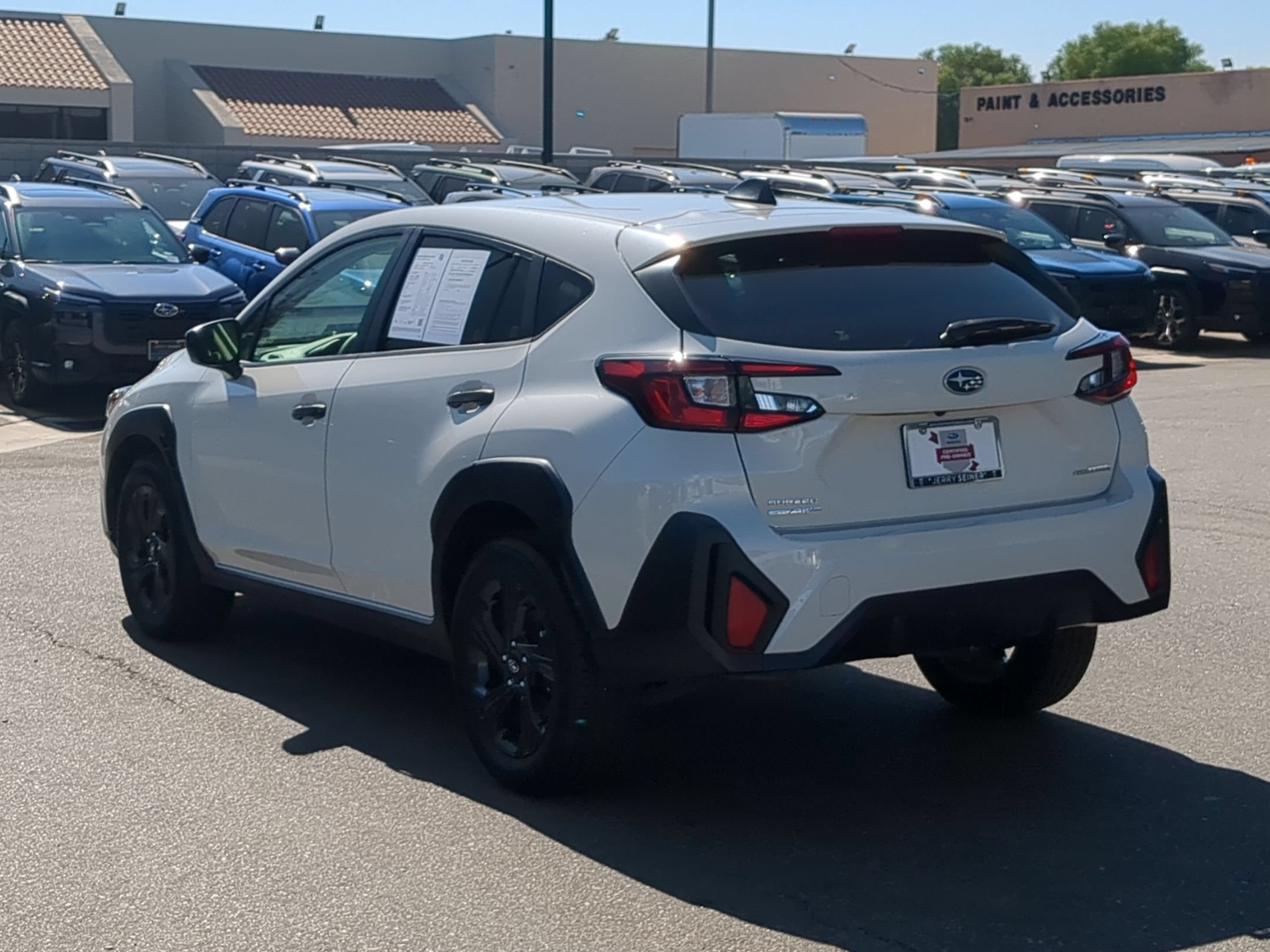 Certified Used 2024 Crystal White Pearl Subaru Base image 3