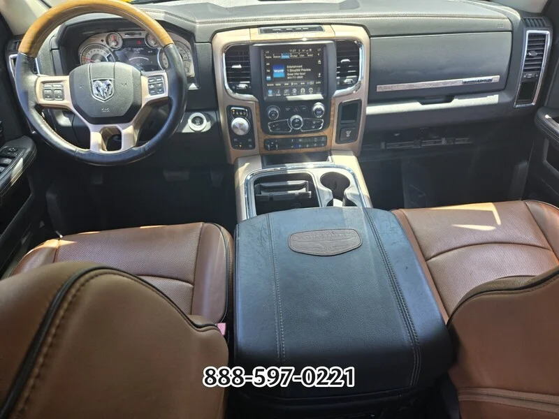 Used 2016 Bright White Clearcoat RAM LARAMIE LONGHORN image 15