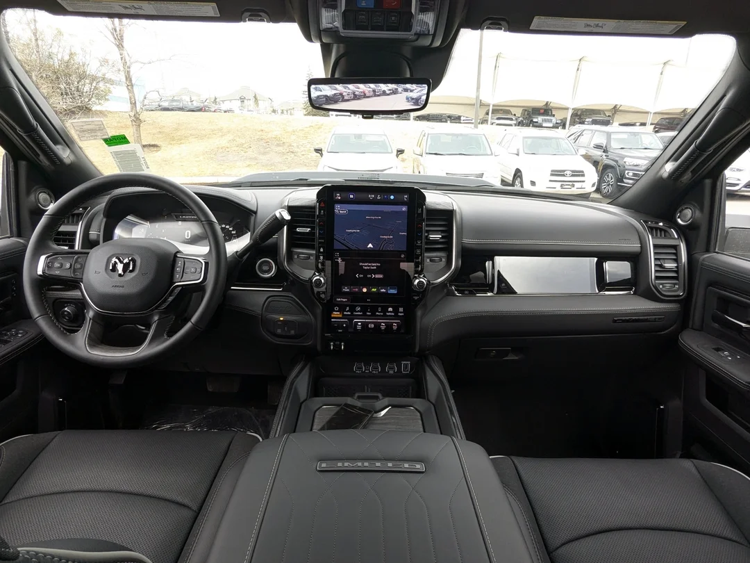 New 2026 Black RAM Limited - - 5th Wheel/Gooseneck Prep - 360 Cameras - Sunroof & More! image 26
