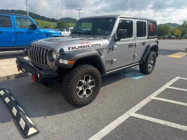 Used 2021 Silver Jeep Unlimited Rubicon image 2