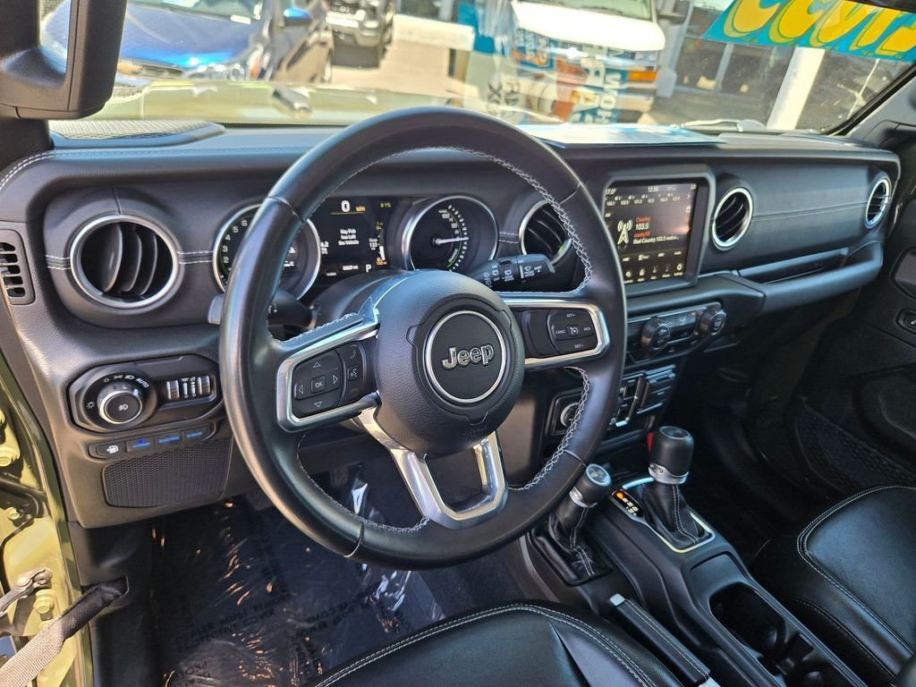 Used 2022 Green Jeep Unlimited Sahara 4xe image 6