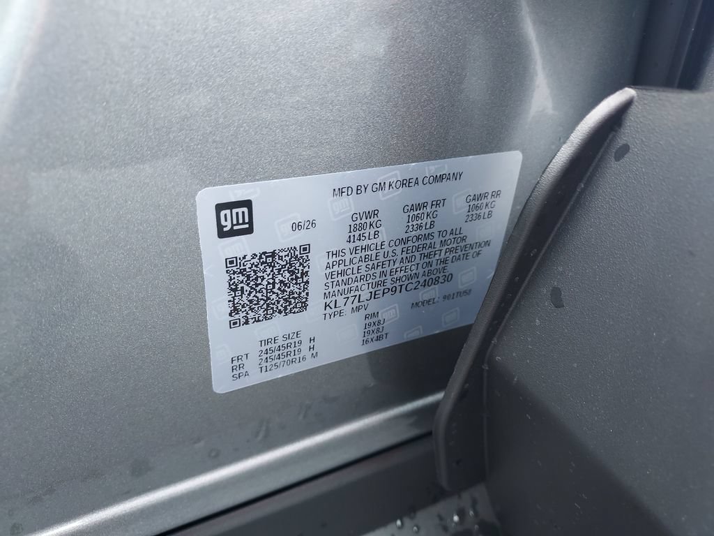 New 2026 Sterling Gray Metallic Chevrolet 2RS image 23