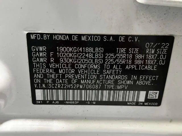 Certified Used 2023 Platinum White Pearl Honda AWD SPORT image 31