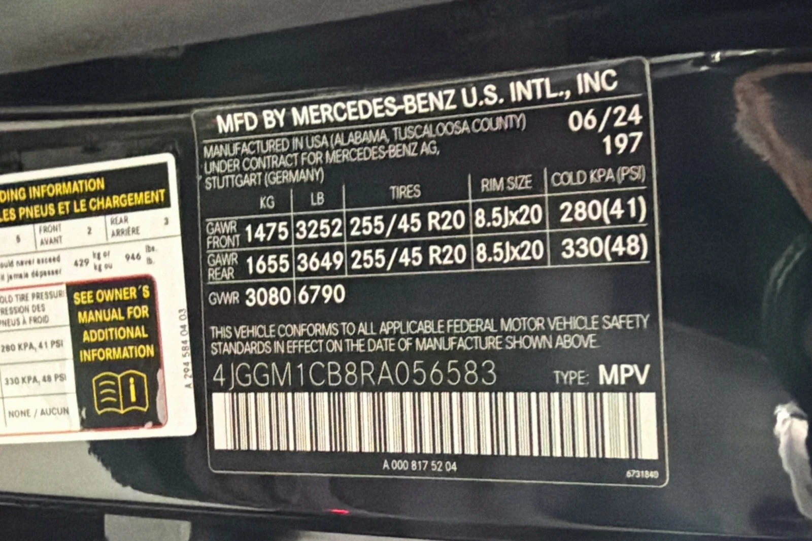 Certified Used 2024 Obsidian Black Metallic Mercedes-Benz 350 image 24
