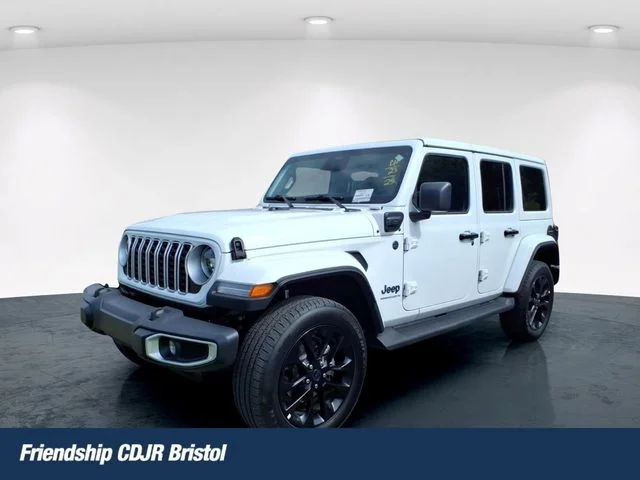 Used 2025 White Jeep Sahara 4xe image 1
