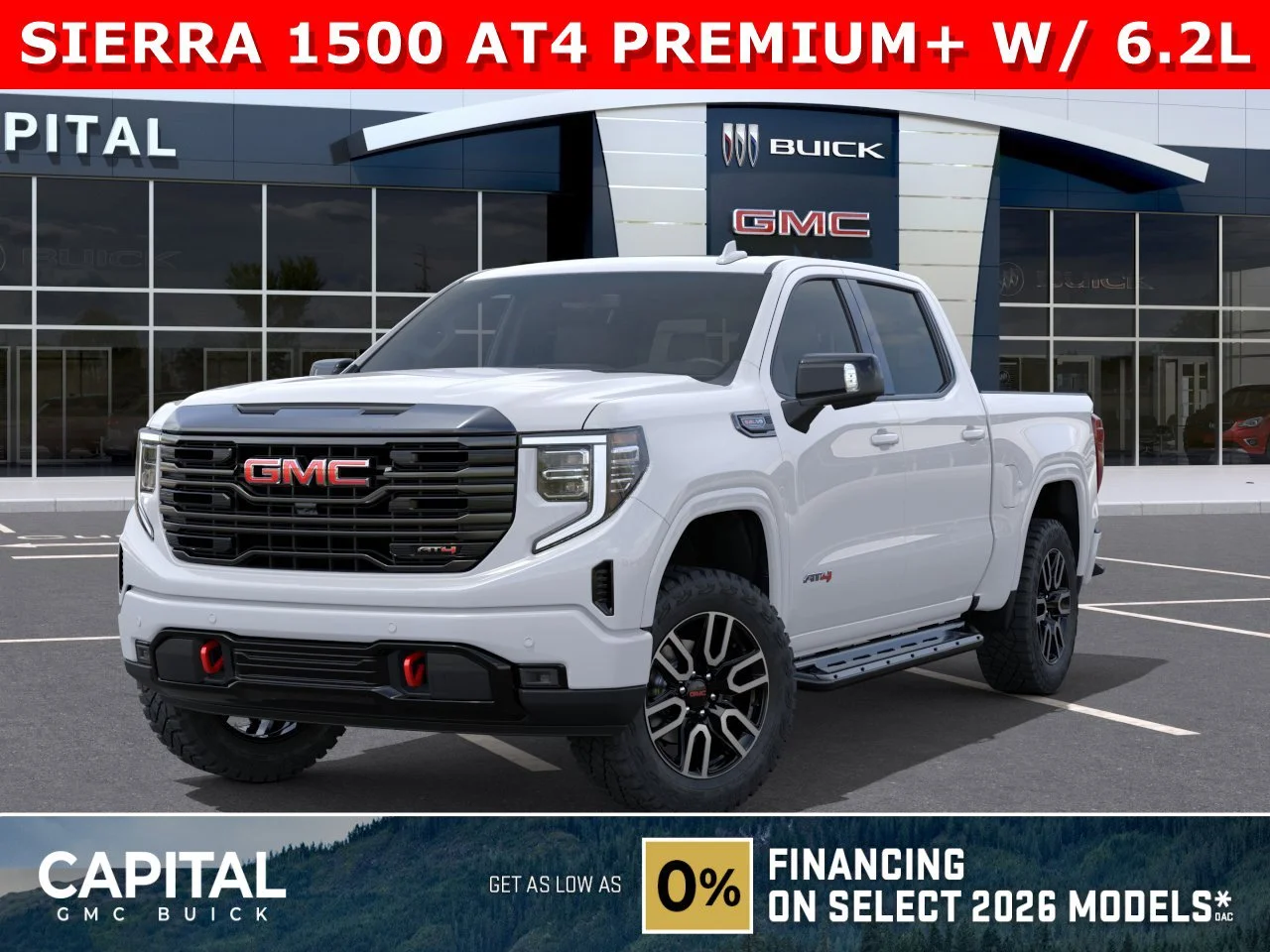 New 2026 Summit White GMC AT4 image 1