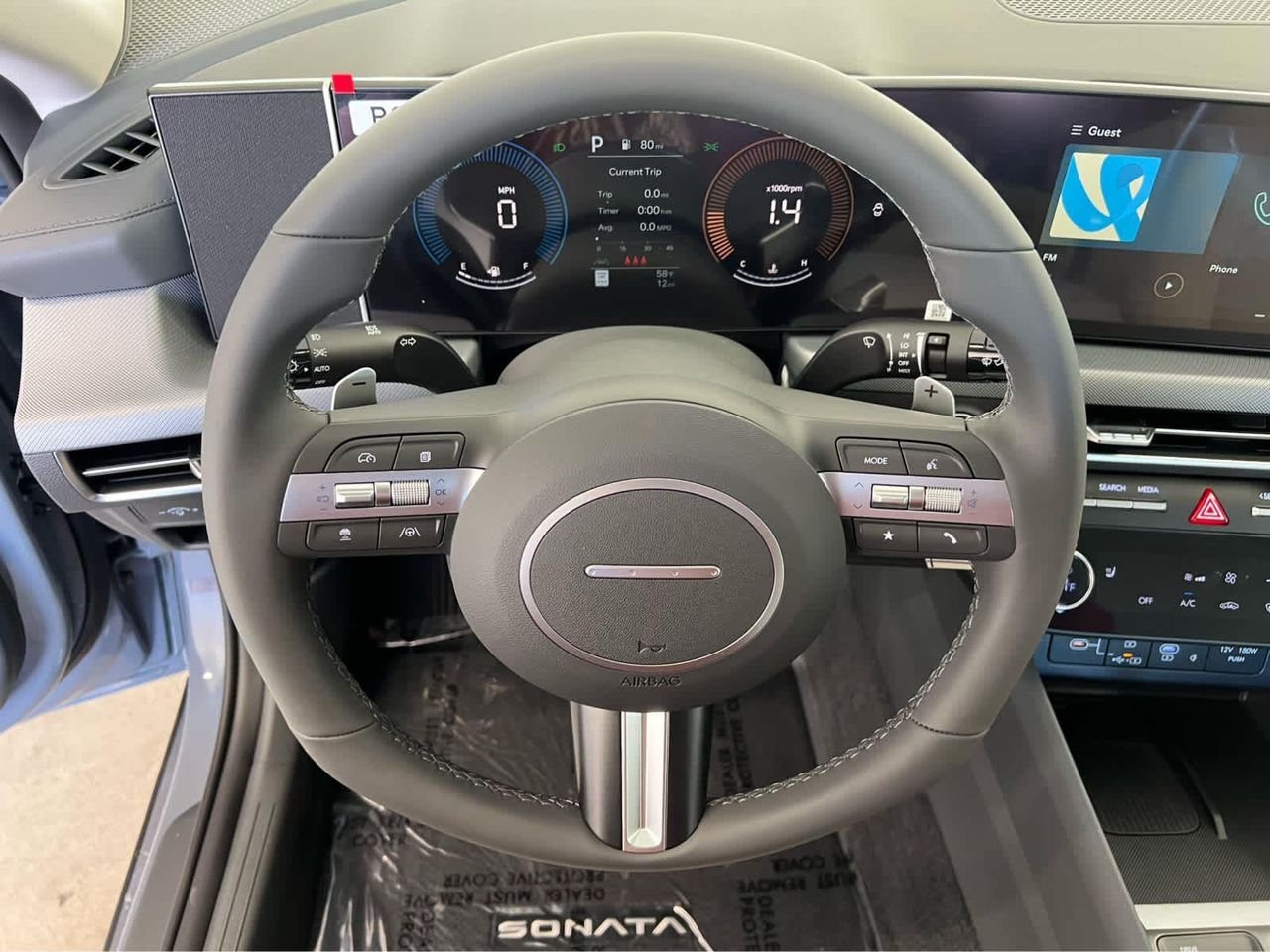 New 2026 Carbon Blue Hyundai SEL Sport image 15