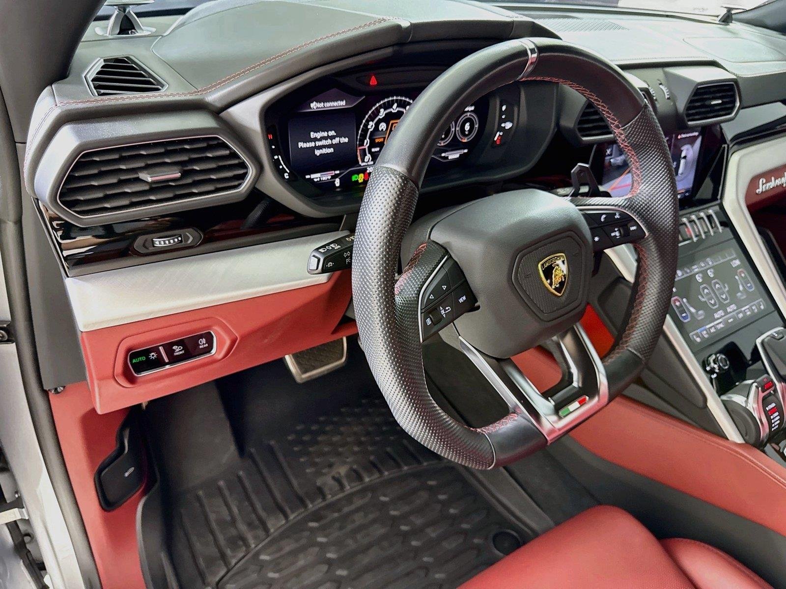 Used 2022 Grigio Nimbus Matt/Verde Scandal Lamborghini Graphite Capsule image 20