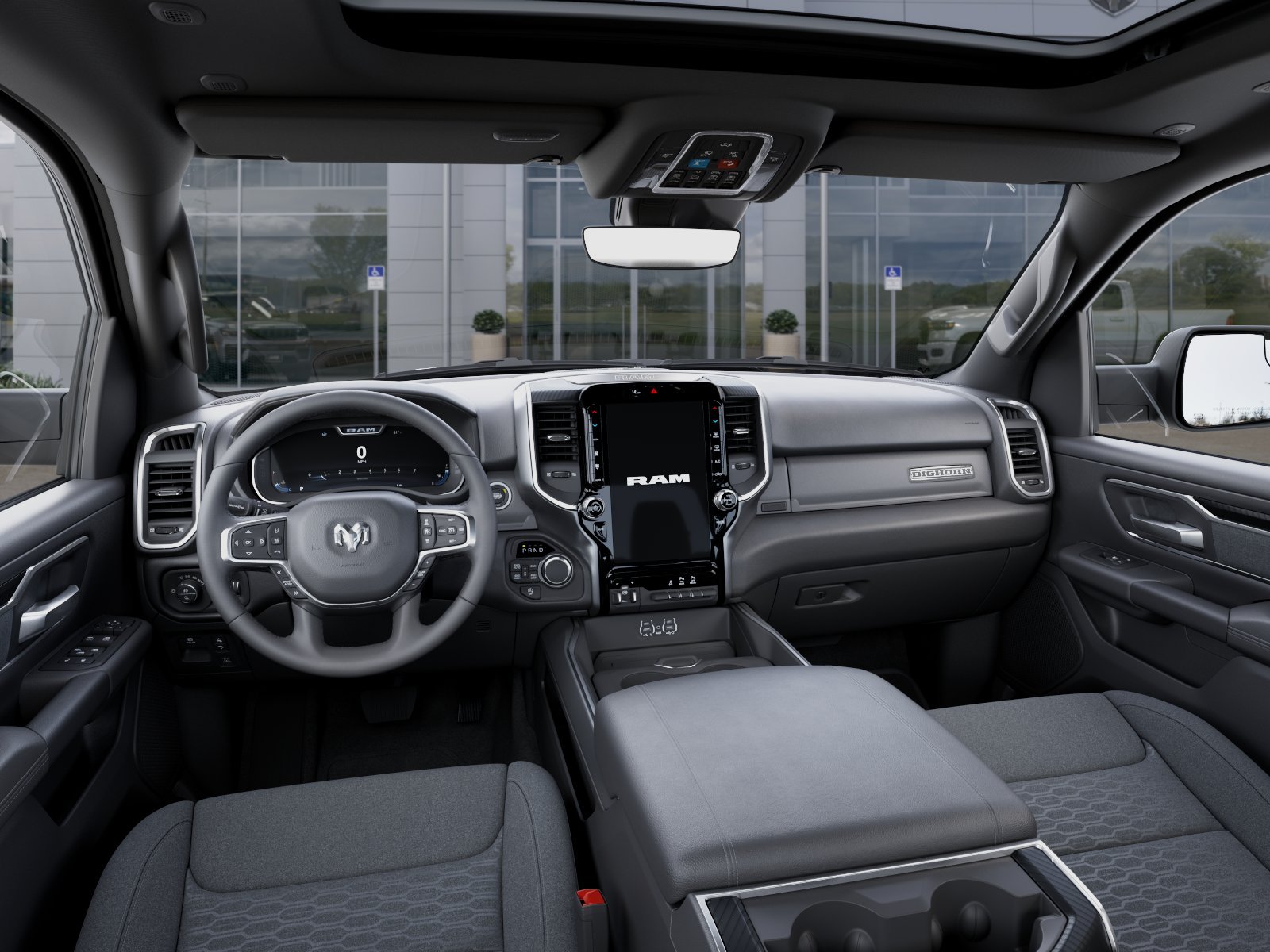 New 2026 Diamond Black Crystal Pearl-Coat Exterior Paint RAM Big Horn/Lone Star image 57